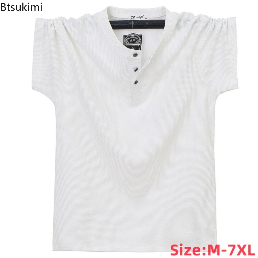 Men'S Fashion For Fat Guys - Herren Vintage Übergrößen-T-Shirt für Mollige, Gestricktes