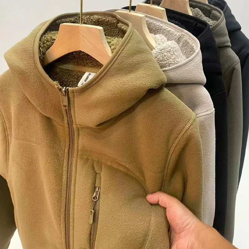 Sherpa Jacket Fleece - Winter Verdickte Fleece Sherpa Jacke Männer