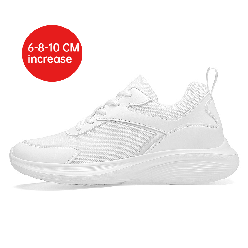 Mens Fashion Chinos - Herren Mode Höhenerhöhende Sneaker Atmungsaktives Mesh