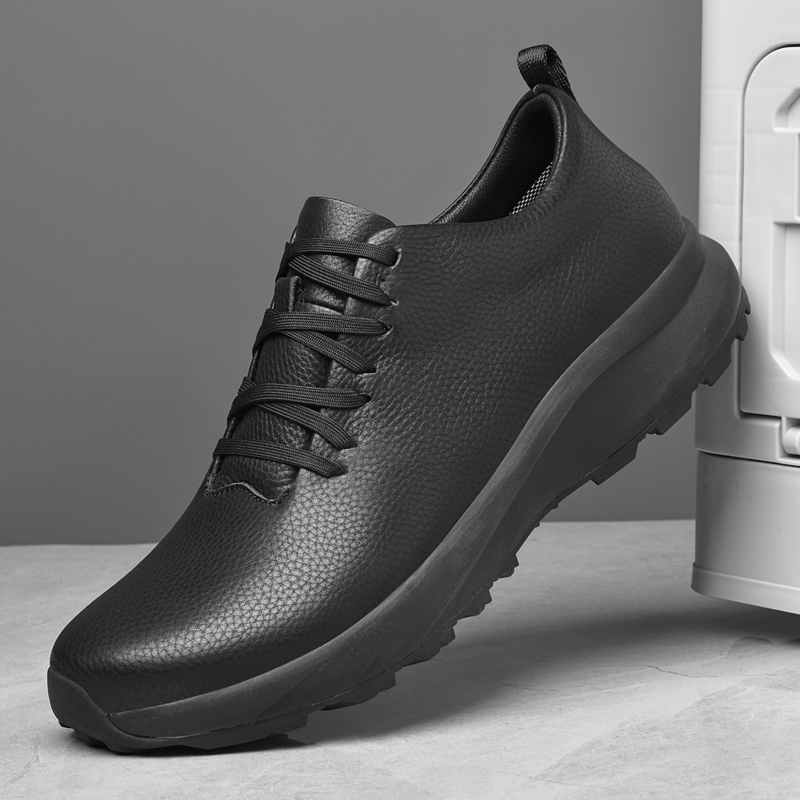 Men'S Fashion Hiking Boots - Herren-Wanderschuhe aus schwarzem Leder, neue wasserdichte,