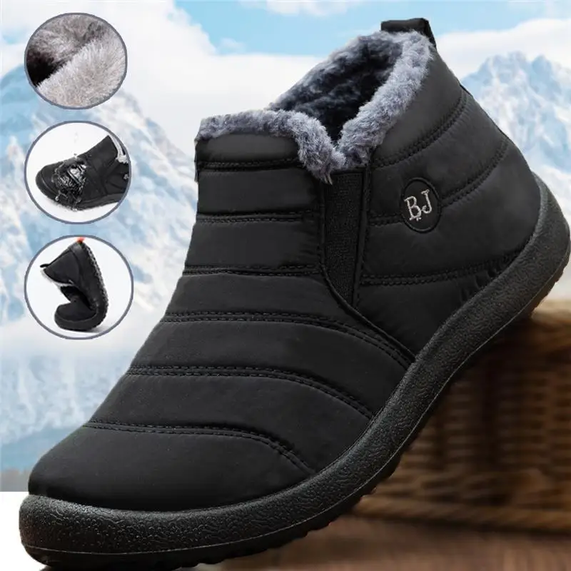 Men'S Fashion Hiking Boots - Modische Herren-Schneestiefel Knöchelhoch Warme Schuhe für