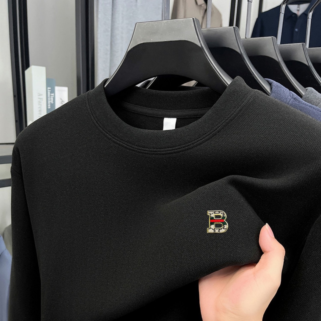Men'S Spring Fashion - Weiches Baumwoll-Herren-T-Shirt mit langen Ärmeln und