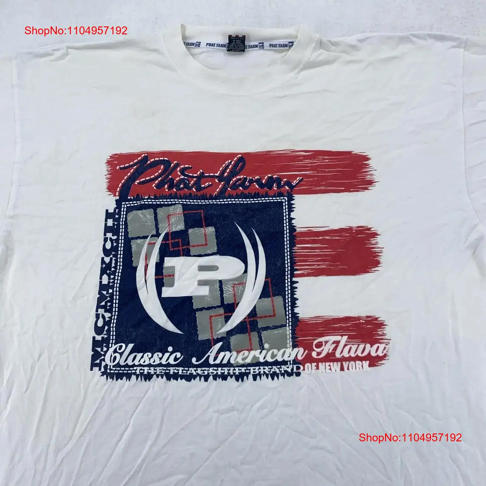 Mens Fashion In The 90S - Vintage Phat Farm T-Shirt Herren 2XL