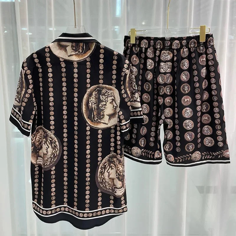 Men Fashion Vintage - Ropa Hombre Royal Luxus Herren Hemd-Sets
