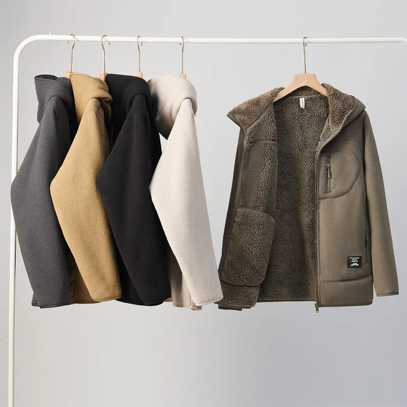 Winter Verdickte Fleece Sherpa – Sherpa Jacket Fleece Bewertung und Preis