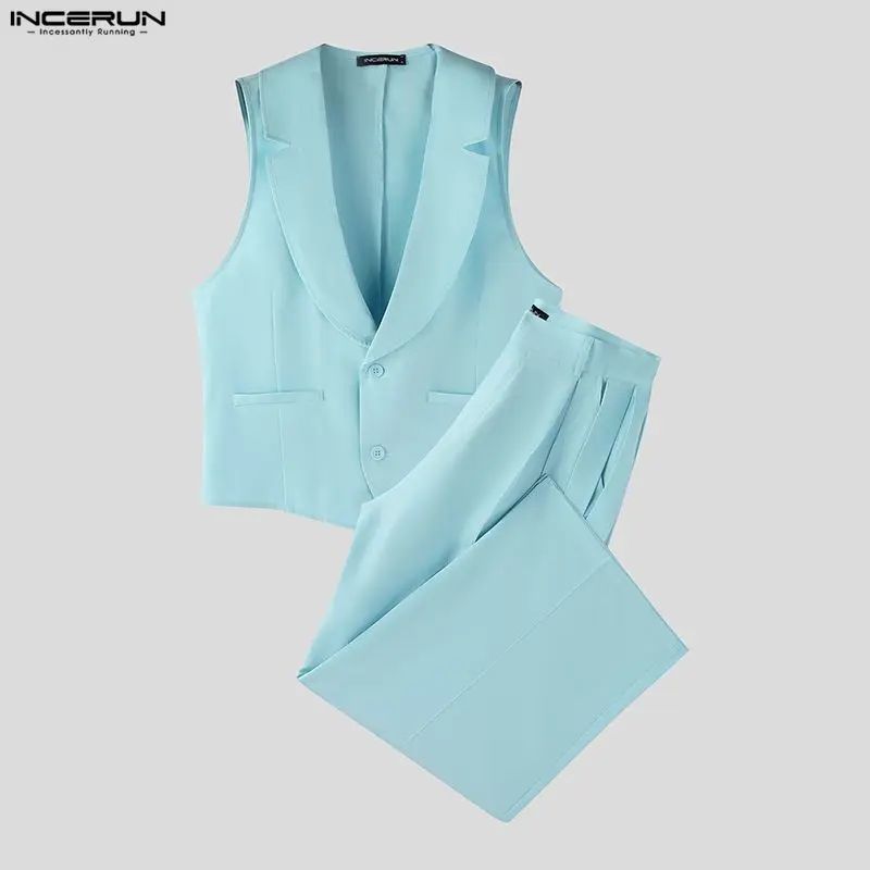 INCERUN Herren-Sets Einfarbige – Men'S Spring Fashion Bewertung und Preis