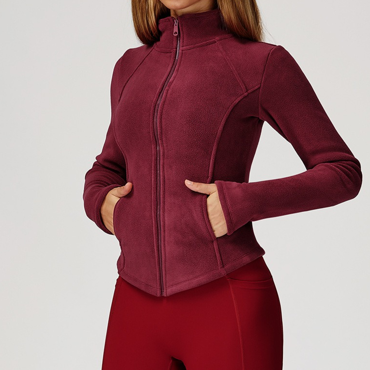 Sherpa-Fleece-Yoga-Jacke mit R – Sherpa Jacket Fleece Bewertung und Preis