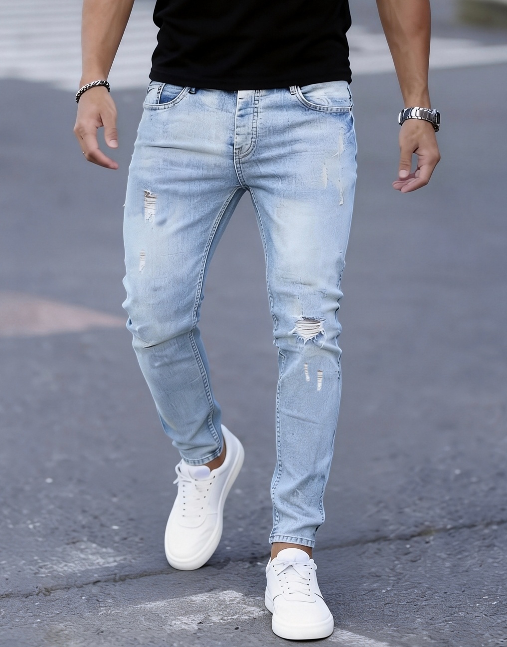Herren Slim Fit Stretch Jeans  – Men'S Fashion Young Professional Bewertung und Preis