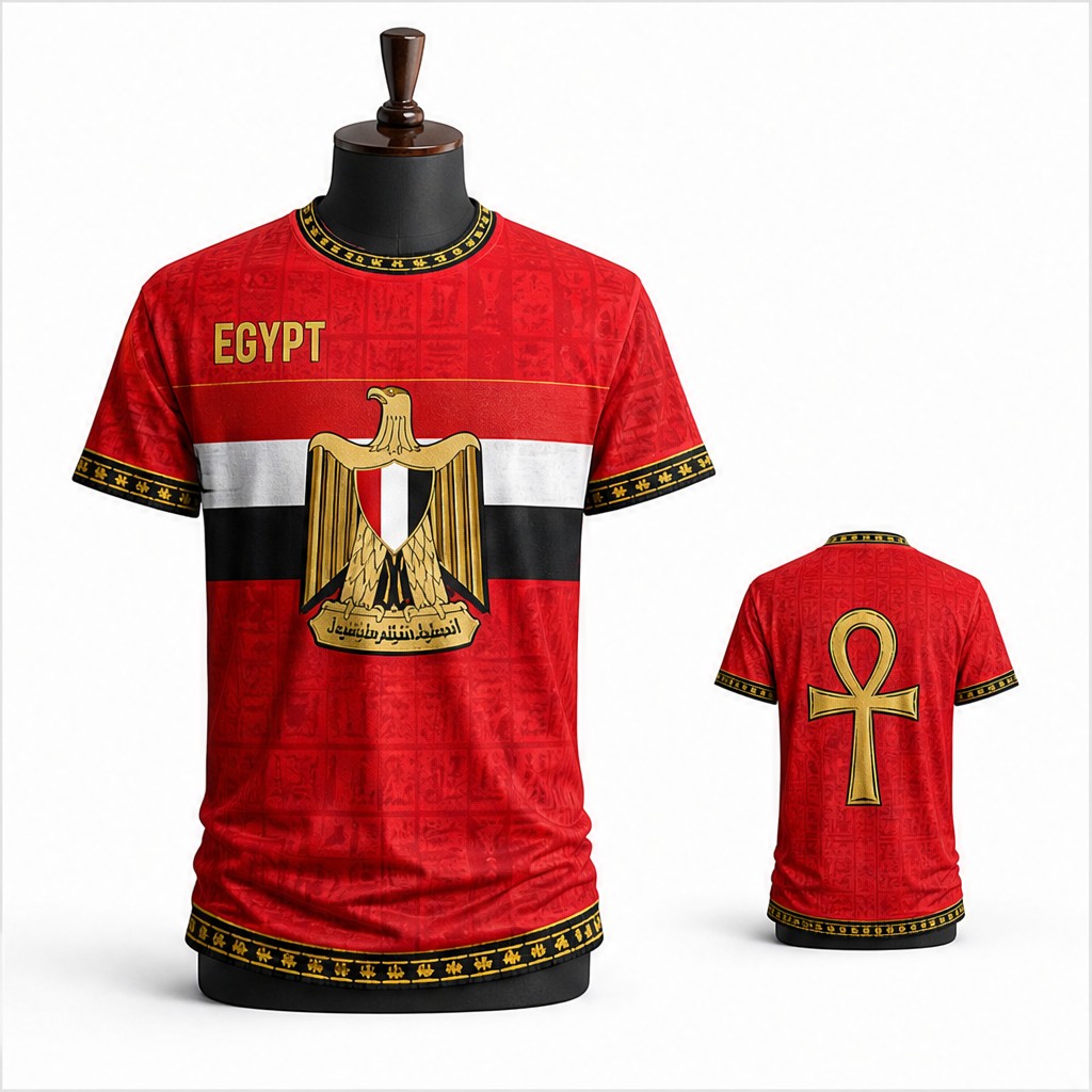 Herren-T-Shirt mit Ägypten-Fla – Men Fashion Egypt Bewertung und Preis