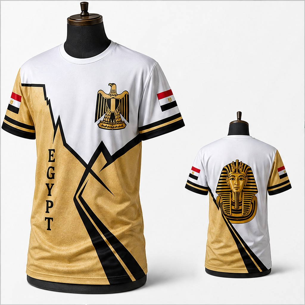 Herren-T-Shirt mit Ägypten-Fla – Men Fashion Egypt Bewertung und Preis