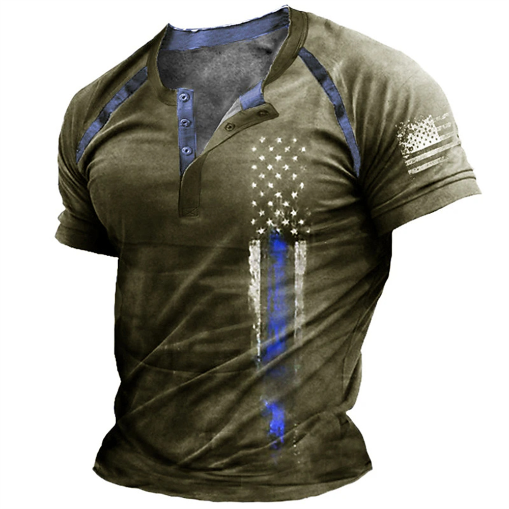 Lustiges 3D-amerikanische-Flag – Men Fashion Vintage Bewertung und Preis