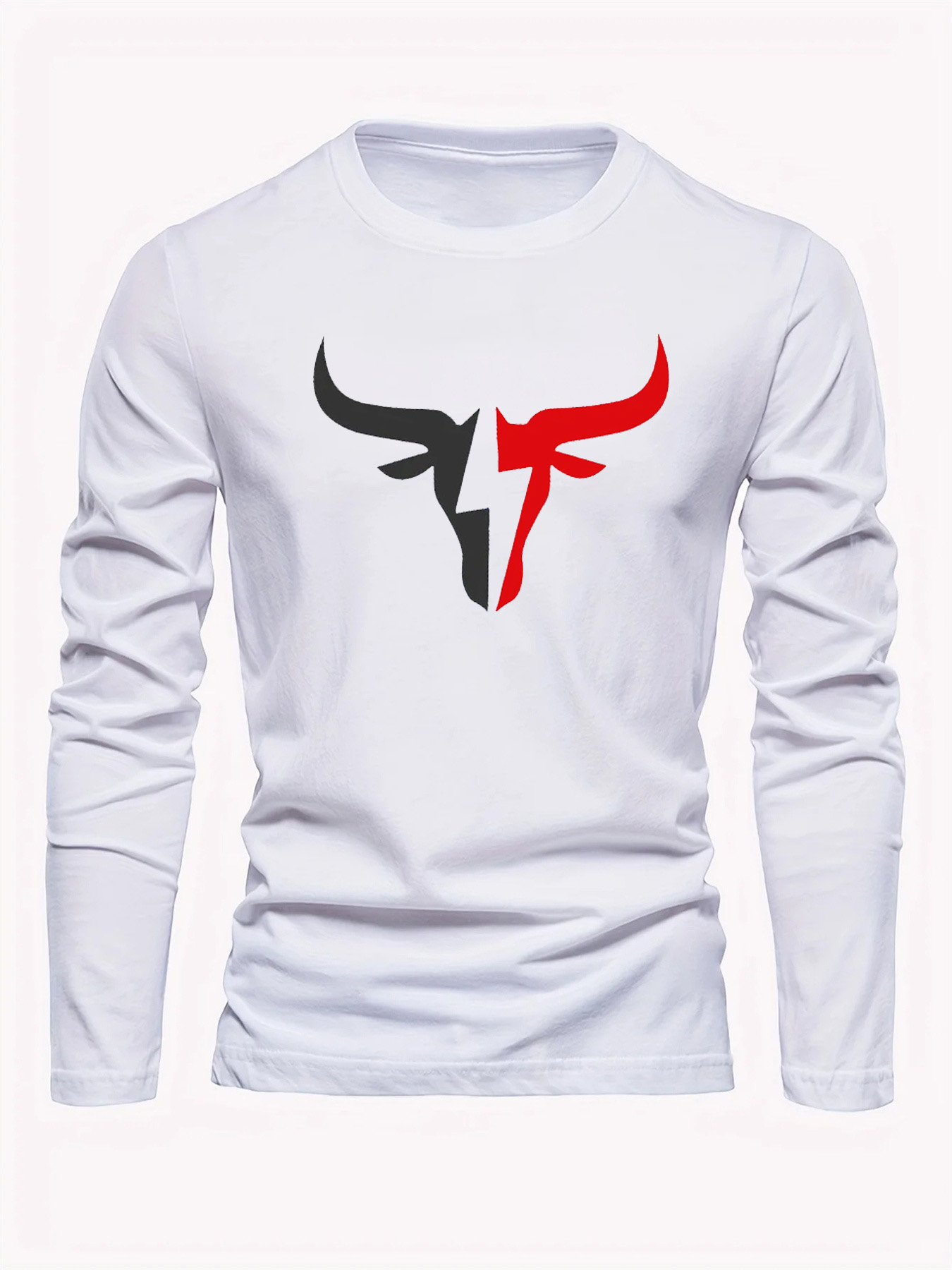 Einfarbiges Herren-Langarm-T-S – Men'S Spring Fashion Bewertung und Preis