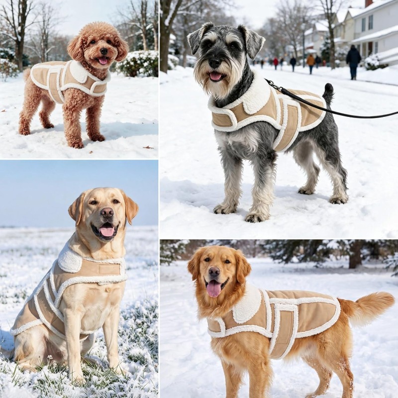 Winter-Hundemantel für große H – Sherpa Jacket Fleece Bewertung und Preis