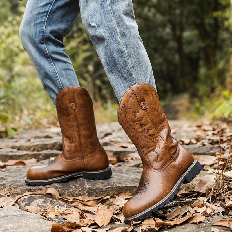 Herrenstiefel, klassische hand – Men Fashion Vintage Bewertung und Preis