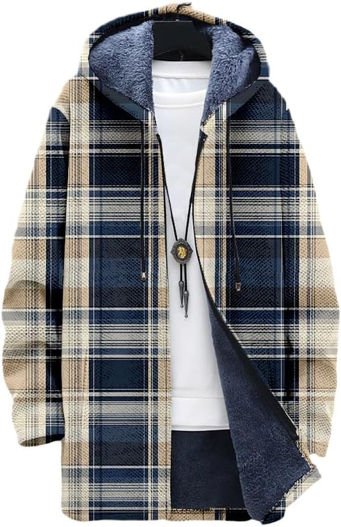 Herren-Cardigan mit Karomuster – Sherpa Jacket Fleece Bewertung und Preis