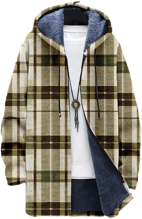Herren-Cardigan mit Karomuster – Sherpa Jacket Fleece Bewertung und Preis