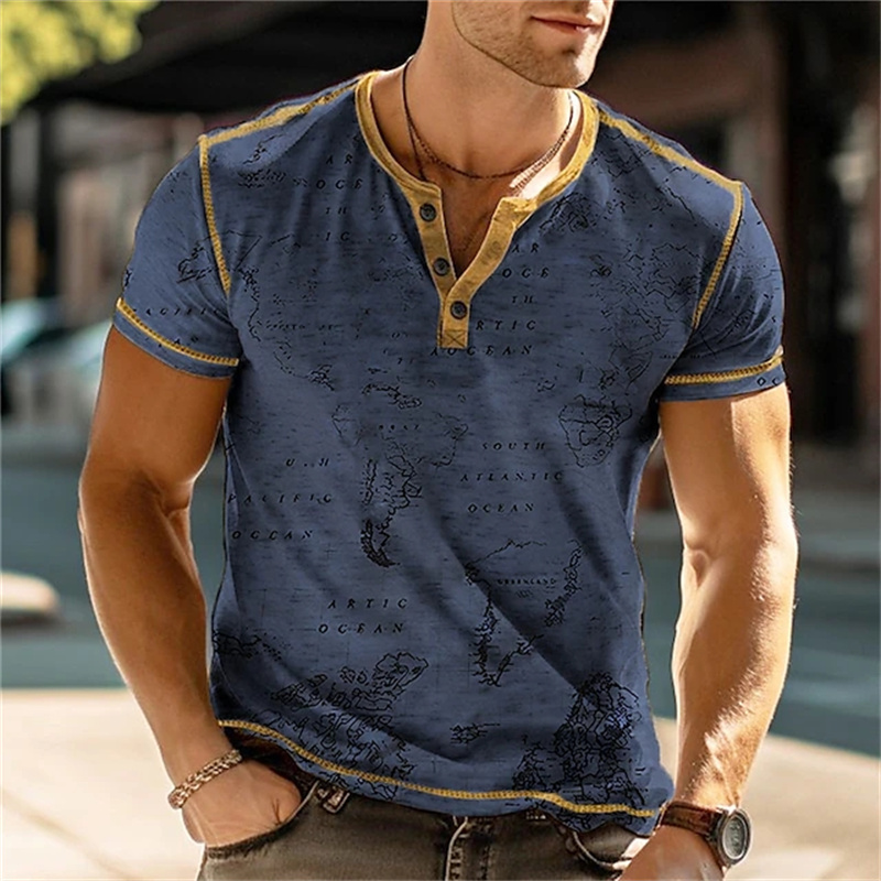 Herren-Henry-Shirts mit lustig – Men Fashion Vintage Bewertung und Preis