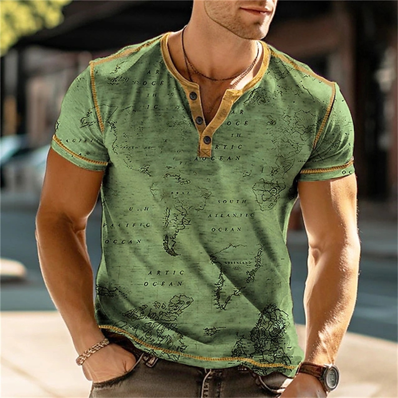 Herren-Henry-Shirts mit lustig – Men Fashion Vintage Bewertung und Preis