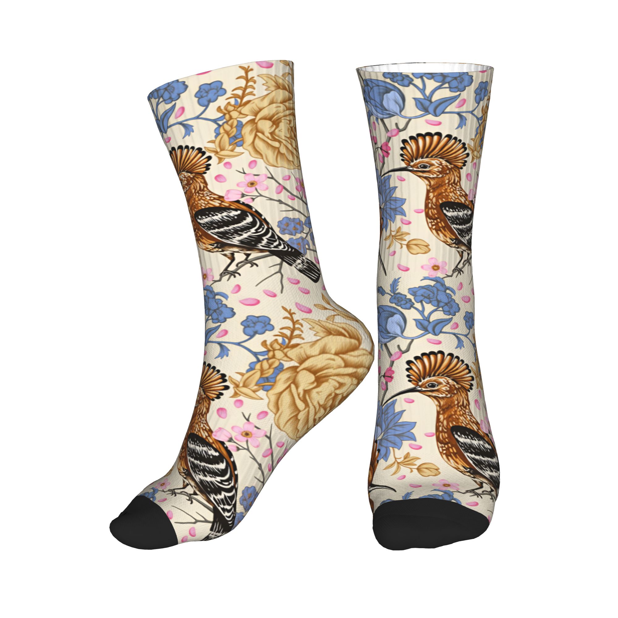 Hoopoe Bird Blue Peony Vintage – Men Fashion Vintage Bewertung und Preis