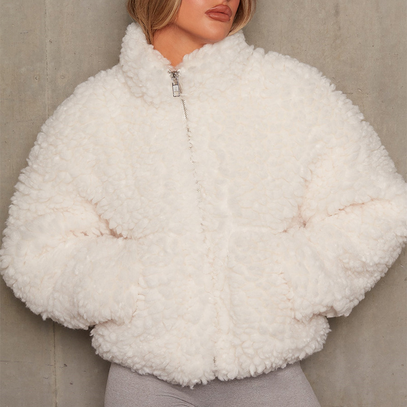 Winter Lamm Wolle Kurzen Mante – Sherpa Jacket Fleece Bewertung und Preis